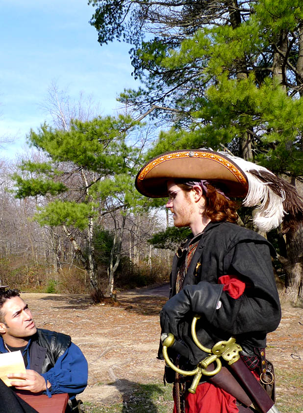 Lord Vasco Corrado Making a Point to Victor Sylus